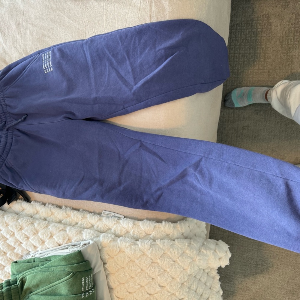 Purple sweatpants